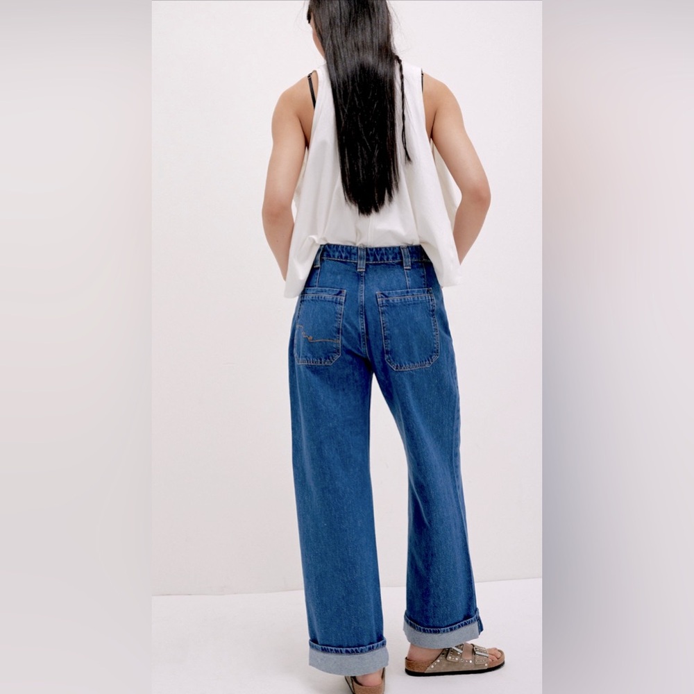 Free People We the Free Palmer Cuffed Jeans - Picture 2 of 6